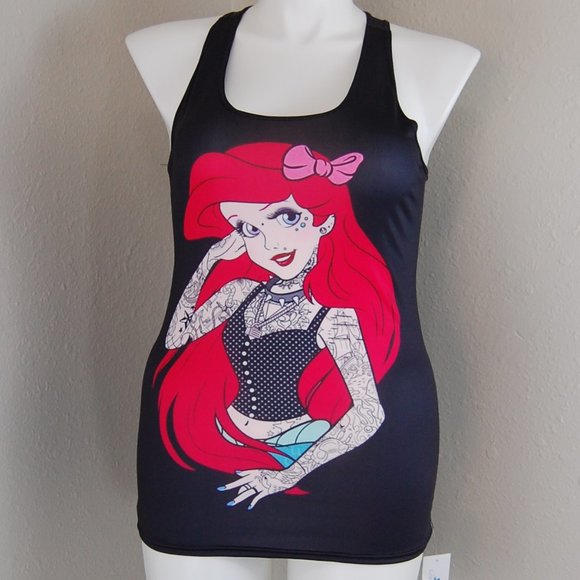 Lotus Leggings Tops - Lotus Leggings | punk Ariel racerback tank | XXXXL